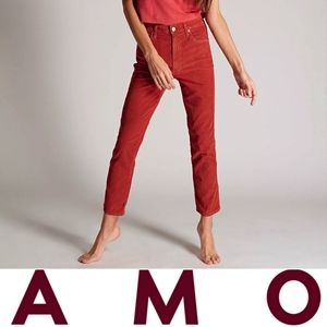 AMO Chloe Cropped Corduroy Pants